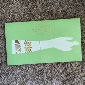 NEW Anthropologie metallic tatoos